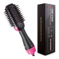 One Step Hair Dryer & Volumizer Salon Hot Air Paddle Styling Brush Negative Ion Generator Hair Straightener Curler. 