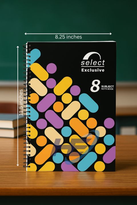 Select%208%20Subject%20Spiral%20Notebook%20%7C%20A4%20Size%20%7C%20400%20Pages%20%7C%2050%20Pages%20Per%20Subject%20%7C%20Spiral%20Bound%20%7C%208.25%20x%2011.5%20inch%20%7C%20High-Quality%20Material%20-%20Image%202