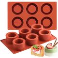 Round Cake Mold Cake Decorating Moulds Silicone Mold Baking Tools for Cakes Mousse Soap Molds 3D Cake Tray Kitchen Baking Pan. 
