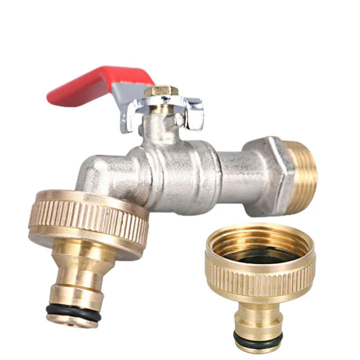 2Pcs%203/4"%20To%201/2"%20Thread%20Connector%20Faucet%20Hose%20Tap%20Water%20Adapter%20Quick%20Connector%20Water%20Pipe%20Fittings%20Home%20Replacement%20Accessory%20-%20Image%204