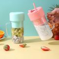 Portable glass bottle blender. 