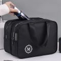 New Large capacity makeup bag dry wet separation double layer toiletry bag travel essential portable Cosmetics organizer. 