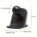 Car Cell Phone Holder Base 17mm Ball Head Base Dashboard Mounting Suction Cup Anti-slip Bracket Air Outlet Clip Car Accessories. 