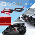1/10 Scale RC Model Vehicle Crawler Car Accessory Metal Winch With Remote Controller RC Car Winch RC Crawler Winch RC Accessory. 