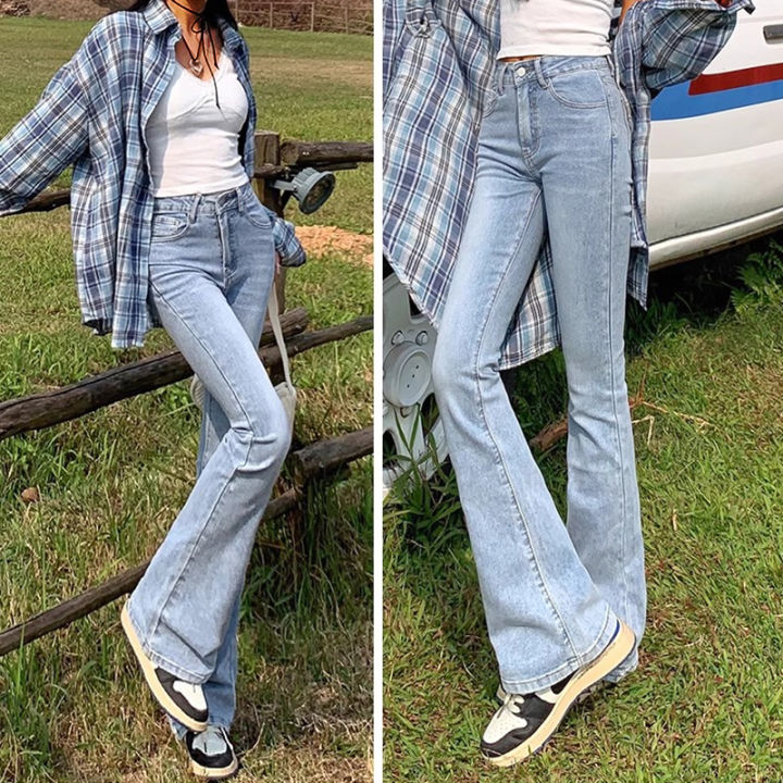 Woman%20Elastic%20High%20Waist%20Bell%20Bottom%20Jeans%20Female%20High%20Street%20Designer%20Flare%20Pants%20Lady%20Fashion%20Blue%20Black%20Gothic%20Denim%20Trousers%20-%20Image%207