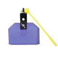 SLADE Drum Cowbell Set Accompany  Accessories Jazz Style Music ABS Material Cheering Bell Percussion Drum Parts & Accessories. 