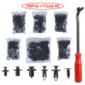 190pcs Car Retainer Clips 6 Sizes Fasteners Automotive Plastic Clips Kit Auto Trim Panel Clip Mixed Car Body Bumper Rivet. 