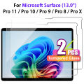 Screen Protector for Surface Pro 11 / 10 / 9 / 8 / X (13 inch) 9H Hardness HD Clear Anti-Scratch Tempered Glass Film.
