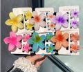 3 Pieces Set China Flower Claw Clip Flower Shape Hair Accessories.