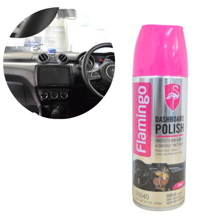 Flamingo Car Dashboard Polishes , Leather Polishes - 450ML , OUD