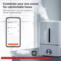 ONENUO Tuya Bluetooth Temperature Humidity Sensor Mini LCD Digital Display with APP Remote Control Thermometer Hygrometer Black. 