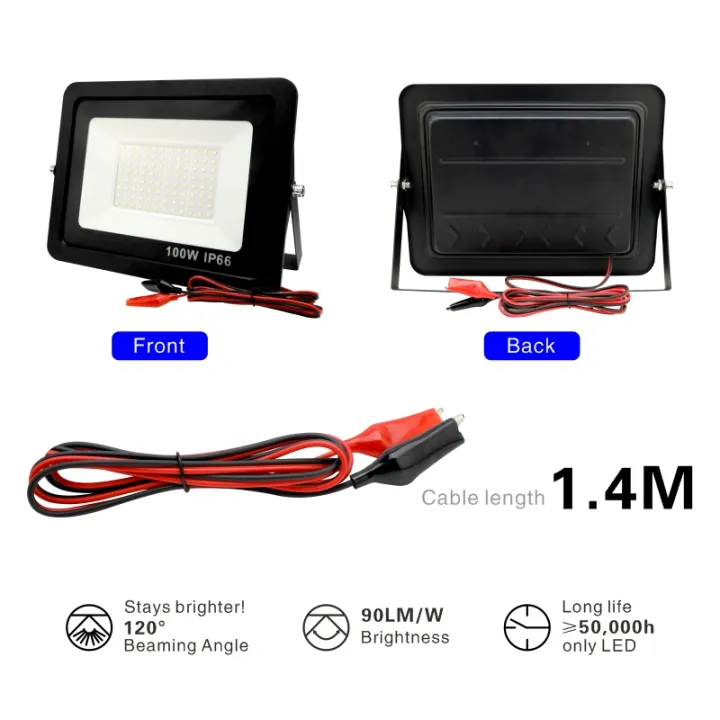 DC12V%20Led%20Flood%20Light%2020W%2030W%2050W%20100W%20Outdoor%20Floodlight%20Spotlight%20IP66%20Waterproof%20Light%20Reflector%20Portable%2012%20Volt%20Led%20Lights%20-%20Image%204