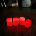 20PCS Luminous Tire Valve Caps Motorcycle Bike Wheel Nozzle Dustproof Tyre Valve Stem Fluorescent Night Glowing Car Decor. 