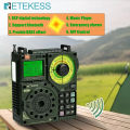 Retekess TR112 Radios Portable AM FM Radio Receiver Ham Radio Emergency Amateur Shortwave Radio SW AIR Band VHF WB Alarm Clock. 