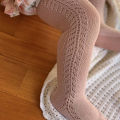 Baby Boys Girls Tights Summer Cotton Kids Toddler Stockings Breathable Solid Cute Infant Spain Princess Pantyhose For 0-5Yrs. 