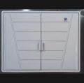 Front storage box cabinet for bathroom accessories storage Double door plastic box. 