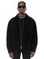 Autumn Jackets Oversize Casual Clothes High Street Pockets Laper Zipper Suede Thick Coat Mens Windbreaker Loose. 