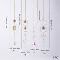 1Pc Sparkling Star Moon CrystalSun ChaserWind ChimesPerfect forHome Decor Wedding Party Hanging and Outdoor Garden Rainbow Maker. 
