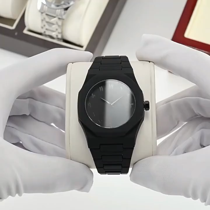 Arabic Black Aura Watch –waterproof, Sleek, Stylish & Functional With Chain Cutter