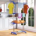 Three layers Heavy Duty Double Pole Foldable Cloth Drying Stand. 