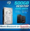 500GB 3.5" Internal PC Hard Drive for Desktop / Tower PC 3.5 Video Hard Drive for PC / DVR New Hard Drive Machine Pulled Out. 
