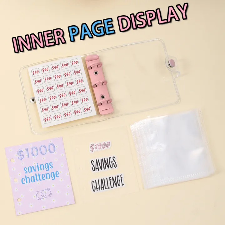 1000%20Savings%20Challenge%20Binder%20,%20Money%20Saving%20Binder,%20Savings%20Challenges%20Book%20with%20Envelopes,%20Envelope%20Savings%20Challenge,%20Mini%20Bu%20-%20Image%203