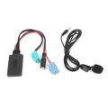 6Pin   Cable Car Stereo AUX‑IN Adapter with Microphone Fit for Clio/Espace/Megane. 