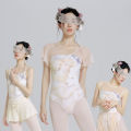 Women Mythic Printed Bodysuit Ballerina Professional Performance Dancewear Girls Backless Swimwear Gym Aerial Yoga Dance Leotard.