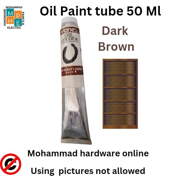 Oil color Tubes 50 ml, Premium Oil Paint Tube – Rich Colors, Professional Quality by well known brands, blue bird, marries, butterfly, diamond etc. Attractive shades , beautiful art works
