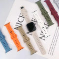 Soft Silicone Strap for Apple Watch 38/42 40/44 41/45 42/46 49mm Sport Smart Watch Bands Accessories IWatch 5 6 7 8 10 Bracelet. 