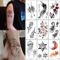 15pcs Disposable Waterproof Tattoo Sticker Lion Tiger and Snake Fierce Animal Series Waterproof Realistic Tattoo Sticker Paper. 