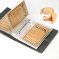 1 Set Garden Seeds Storage Organizers, Seed Organizer Binder with 50pcs Self-Sealing Seed Envelopes,Seed Packet Organizer, Seed. 