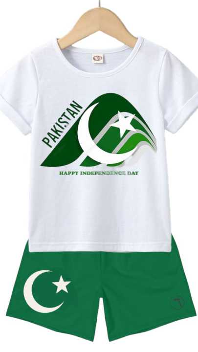 Independence Day Collection 1-5 Years Baba Half Sleeve Shirt With Shorts Blendid Kids Clothing
