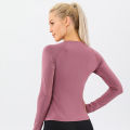 Winter Athletic T-Shirt for Women Long Sleeve Running Yoga Top Warm Running Shirt Gym Outdoor Hiking Shirts. 