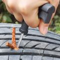 Universal Tubeless Tire Repair Kit - 30s Quick Plug & String Strips for Car/Motorcycle/Truck Emergency Puncture Fix. 
