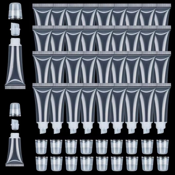 5PCS/lot 5ml/10mlEmpty DIY Lip Balm Tube Bottles With Cap Lipstick Lipgloss Dispensing Tube Cosmetic Sample Containers