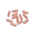 20pcs Brass Column Screw Clasps Barrel Screw Clasp for Bracelet Necklace Jewelry Making Findings 4x12mm. 