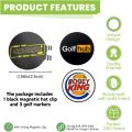 3 Pcs Funny Golf Ball Markers with a Standard Magnetic Hat Clip Funny Golf Ball Marker HatClip for Men Women Premium Golf .