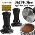 Coffee Tamper 58mm 54mm 51mm Ripple Base Leveling Constant Pressure Calibrated Spring Loaded Barista Tools Espresso Accessories. 