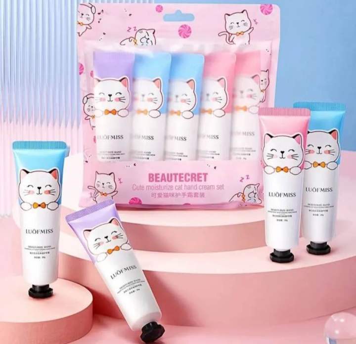 Beautecret cute cat hand moisturising cream 30g( 1 piece)