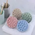 Silicone Shampoo Brush Head Scalp Massage Comb Hair Washing Comb Body Massage Brush Bath Shower Brush Salon Hairdressing Tool. 
