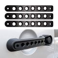 For Jeep JK Parts Handle Cover For 2007-2017 Jeep Wrangler JK Unlimited Front Door Aluminum Grab Handle Cover Door Handle Insert.