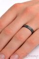 Stainless Steel Golden coloured trendy design finger ring.