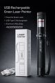 Green LASER LIGHT, Green Laser Pointer With Rechargeable Battery, Charger and Lock Key for teaching, astronomy, pets training, tour guide, classroom and business presentations, outdoor activities, travel. 