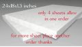 thermopore/thermocol sheet 24x18x1.5 inches packing of 2. 