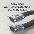 Hagibis USB C to USB C Cable Short 90 Degree Right Angle Type-C Fast Charging Cord L Shape for iPhone 17 Laptop Switch .