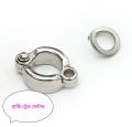 Only Leg Ring For Harness of Birds silver color-01 pc.