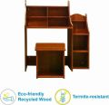 Wooden Study Table with sitting stool, workstation, Student Table, Study table (Coustmized). 