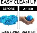 Mini Sand 250g Random Color for Kids with Assorted Moulds - Kinetic Sand Kit Activity Toys, Soft Sand Clay Toys for Boys & Girls. 