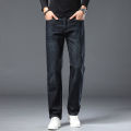 2025 New Fashion Men's Casual Black Blue Cotton Jeans Classic Style Male Denim Trousers Stretch Slim Fit Pants Plus Size 28-40. 